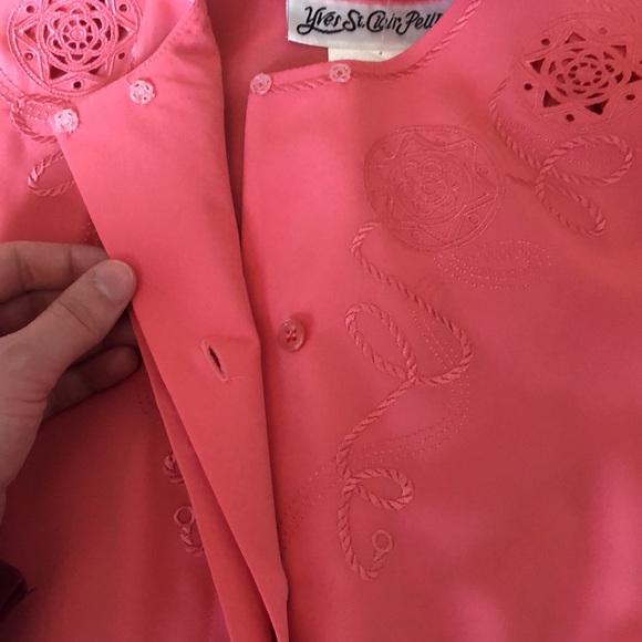 NWT Light Coral T-Shirt/Blouse From Laura Petites - Picture 4 of 4